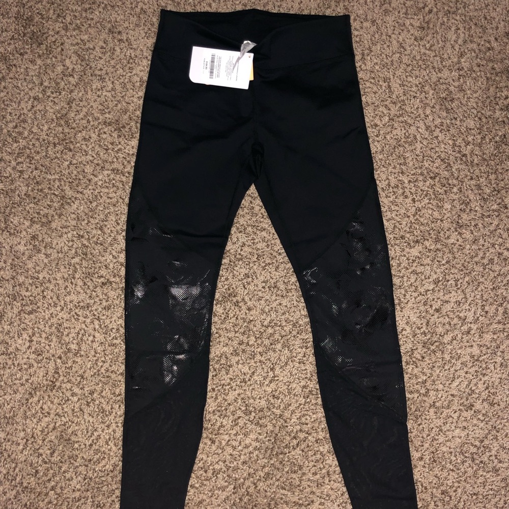 Fabletics Black Salar Mesh Powerhold Legging